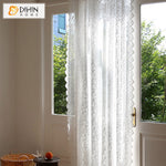 DIHIN HOME Cartoon White Lace Sheer Curtains,Grommet Window Curtain for Living Room ,52x63-inch,1 Panel Roman Shades Curtains Window Blinds custom curtains blackout curtains curtains for living room sheer curtains curtain fabric linen curtains kitchen curtains velvet curtains pinch pleat curtains bay window curtains outdoor curtains pleated curtains floral curtains dining room curtains kitchen valances drapes for bedroom patio curtains nursery curtains grommet curtains