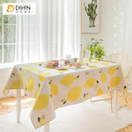 DIHIN HOME Cartoon Yellow Lemons Printed Tablecloth For Rectangle Tables,Custom Washed Linen Tablecloth,Handmade Rectangle Table Cover Roman Shades Curtains Window Blinds custom curtains blackout curtains curtains for living room sheer curtains curtain fabric linen curtains kitchen curtains velvet curtains pinch pleat curtains bay window curtains outdoor curtains pleated curtains floral curtains dining room curtains kitchen valances drapes for bedroom patio curtains nursery curtains grommet curtains