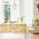 DIHIN HOME Cartoon Yellow Lemons Printed Tablecloth For Rectangle Tables,Custom Washed Linen Tablecloth,Handmade Rectangle Table Cover Roman Shades Curtains Window Blinds custom curtains blackout curtains curtains for living room sheer curtains curtain fabric linen curtains kitchen curtains velvet curtains pinch pleat curtains bay window curtains outdoor curtains pleated curtains floral curtains dining room curtains kitchen valances drapes for bedroom patio curtains nursery curtains grommet curtains