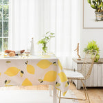 DIHIN HOME Cartoon Yellow Lemons Printed Tablecloth For Rectangle Tables,Custom Washed Linen Tablecloth,Handmade Rectangle Table Cover Roman Shades Curtains Window Blinds custom curtains blackout curtains curtains for living room sheer curtains curtain fabric linen curtains kitchen curtains velvet curtains pinch pleat curtains bay window curtains outdoor curtains pleated curtains floral curtains dining room curtains kitchen valances drapes for bedroom patio curtains nursery curtains grommet curtains