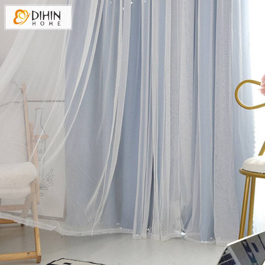 DIHIN HOME Children Blue Color,Blackout Curtains Grommet Window Curtain for Living Room,1 Panel Roman Shades Curtains Window Blinds custom curtains blackout curtains curtains for living room sheer curtains curtain fabric linen curtains kitchen curtains velvet curtains pinch pleat curtains bay window curtains outdoor curtains pleated curtains floral curtains dining room curtains kitchen valances drapes for bedroom patio curtains nursery curtains grommet curtains
