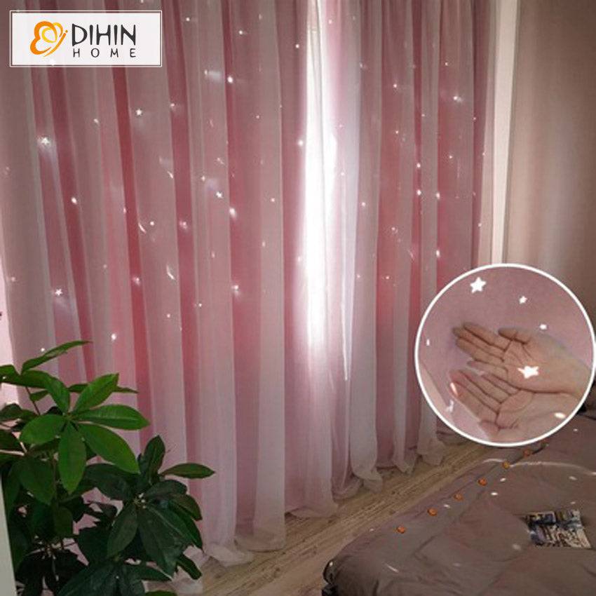 DIHIN HOME Children Pink Color,Blackout Curtains Grommet Window Curtain for Living Room,1 Panel Roman Shades Curtains Window Blinds custom curtains blackout curtains curtains for living room sheer curtains curtain fabric linen curtains kitchen curtains velvet curtains pinch pleat curtains bay window curtains outdoor curtains pleated curtains floral curtains dining room curtains kitchen valances drapes for bedroom patio curtains nursery curtains grommet curtains