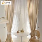DIHIN HOME Children Room Beige Color Curtains,Blackout Grommet Window Curtain for Living Room ,52x63-inch,1 Panel Roman Shades Curtains Window Blinds custom curtains blackout curtains curtains for living room sheer curtains curtain fabric linen curtains kitchen curtains velvet curtains pinch pleat curtains bay window curtains outdoor curtains pleated curtains floral curtains dining room curtains kitchen valances drapes for bedroom patio curtains nursery curtains grommet curtains