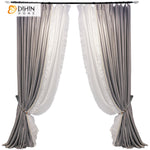 DIHIN HOME Children Room Grey Color Curtains,Blackout Grommet Window Curtain for Living Room ,52x63-inch,1 Panel Roman Shades Curtains Window Blinds custom curtains blackout curtains curtains for living room sheer curtains curtain fabric linen curtains kitchen curtains velvet curtains pinch pleat curtains bay window curtains outdoor curtains pleated curtains floral curtains dining room curtains kitchen valances drapes for bedroom patio curtains nursery curtains grommet curtains