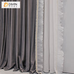 DIHIN HOME Children Room Grey Color Curtains,Blackout Grommet Window Curtain for Living Room ,52x63-inch,1 Panel Roman Shades Curtains Window Blinds custom curtains blackout curtains curtains for living room sheer curtains curtain fabric linen curtains kitchen curtains velvet curtains pinch pleat curtains bay window curtains outdoor curtains pleated curtains floral curtains dining room curtains kitchen valances drapes for bedroom patio curtains nursery curtains grommet curtains