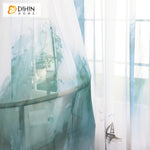 DIHIN HOME Chinese Ink Landscape Printing Sheer Curtains,Grommet Window Curtain for Living Room ,52x63-inch,1 Panel Roman Shades Curtains Window Blinds custom curtains blackout curtains curtains for living room sheer curtains curtain fabric linen curtains kitchen curtains velvet curtains pinch pleat curtains bay window curtains outdoor curtains pleated curtains floral curtains dining room curtains kitchen valances drapes for bedroom patio curtains nursery curtains grommet curtains