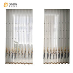 DIHIN HOME Chinese Retro Peacock Embroideried Sheer Curtains,Grommet Window Curtain for Living Room ,52x63-inch,1 Panel Roman Shades Curtains Window Blinds custom curtains blackout curtains curtains for living room sheer curtains curtain fabric linen curtains kitchen curtains velvet curtains pinch pleat curtains bay window curtains outdoor curtains pleated curtains floral curtains dining room curtains kitchen valances drapes for bedroom patio curtains nursery curtains grommet curtains