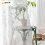 DIHIN HOME Chinese White Jacquard Sheer Curtain,Grommet Window Curtain for Living Room ,52x63-inch,1 Panel Roman Shades Curtains Window Blinds custom curtains blackout curtains curtains for living room sheer curtains curtain fabric linen curtains kitchen curtains velvet curtains pinch pleat curtains bay window curtains outdoor curtains pleated curtains floral curtains dining room curtains kitchen valances drapes for bedroom patio curtains nursery curtains grommet curtains