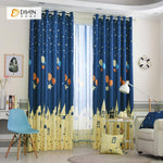 DIHIN HOME City and Night Printed，Blackout Grommet Window Curtain for Living Room ,52x63-inch,1 Panel Roman Shades Curtains Window Blinds custom curtains blackout curtains curtains for living room sheer curtains curtain fabric linen curtains kitchen curtains velvet curtains pinch pleat curtains bay window curtains outdoor curtains pleated curtains floral curtains dining room curtains kitchen valances drapes for bedroom patio curtains nursery curtains grommet curtains