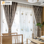 DIHIN HOME Classic Flowers High-precision Jacquard Curtain,Blackout Curtains Grommet Window Curtain for Living Room ,52x63-inch,1 Panel Roman Shades Curtains Window Blinds custom curtains blackout curtains curtains for living room sheer curtains curtain fabric linen curtains kitchen curtains velvet curtains pinch pleat curtains bay window curtains outdoor curtains pleated curtains floral curtains dining room curtains kitchen valances drapes for bedroom patio curtains nursery curtains grommet curtains