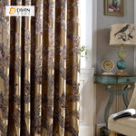 DIHIN HOME Colorful Leaves Printed ,Cotton Linen ,Blackout Grommet Window Curtain for Living Room ,52x63-inch,1 Panel Roman Shades Curtains Window Blinds custom curtains blackout curtains curtains for living room sheer curtains curtain fabric linen curtains kitchen curtains velvet curtains pinch pleat curtains bay window curtains outdoor curtains pleated curtains floral curtains dining room curtains kitchen valances drapes for bedroom patio curtains nursery curtains grommet curtains