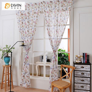 DIHIN HOME Colorful Owl Printed,Sheer Curtain,Blackout Grommet Window Curtain for Living Room ,52x63-inch,1 Panel Roman Shades Curtains Window Blinds custom curtains blackout curtains curtains for living room sheer curtains curtain fabric linen curtains kitchen curtains velvet curtains pinch pleat curtains bay window curtains outdoor curtains pleated curtains floral curtains dining room curtains kitchen valances drapes for bedroom patio curtains nursery curtains grommet curtains