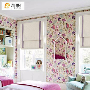 DIHIN HOME Colorful Plants Printed Roman Shades ,Easy Install Washable Curtains ,Customized Window Curtain Drape, 24"W X 64" Roman Shades Curtains Window Blinds custom curtains blackout curtains curtains for living room sheer curtains curtain fabric linen curtains kitchen curtains velvet curtains pinch pleat curtains bay window curtains outdoor curtains pleated curtains floral curtains dining room curtains kitchen valances drapes for bedroom patio curtains nursery curtains grommet curtains