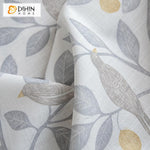 DIHIN HOME Cotton Linen Bird and Tree Printed,Blackout Grommet Window Curtain for Living Room ,52x63-inch,1 Panel Roman Shades Curtains Window Blinds custom curtains blackout curtains curtains for living room sheer curtains curtain fabric linen curtains kitchen curtains velvet curtains pinch pleat curtains bay window curtains outdoor curtains pleated curtains floral curtains dining room curtains kitchen valances drapes for bedroom patio curtains nursery curtains grommet curtains