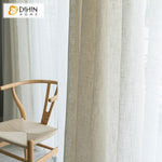 DIHIN HOME Cotton Linen Fabric ,Sheer Curtain, Grommet Window Curtain for Living Room ,52x63-inch,1 Panel Roman Shades Curtains Window Blinds custom curtains blackout curtains curtains for living room sheer curtains curtain fabric linen curtains kitchen curtains velvet curtains pinch pleat curtains bay window curtains outdoor curtains pleated curtains floral curtains dining room curtains kitchen valances drapes for bedroom patio curtains nursery curtains grommet curtains
