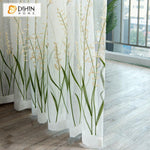 DIHIN HOME Cotton Linen Green Flowers ,Sheer Curtain, Grommet Window Curtain for Living Room ,52x63-inch,1 Panel Roman Shades Curtains Window Blinds custom curtains blackout curtains curtains for living room sheer curtains curtain fabric linen curtains kitchen curtains velvet curtains pinch pleat curtains bay window curtains outdoor curtains pleated curtains floral curtains dining room curtains kitchen valances drapes for bedroom patio curtains nursery curtains grommet curtains