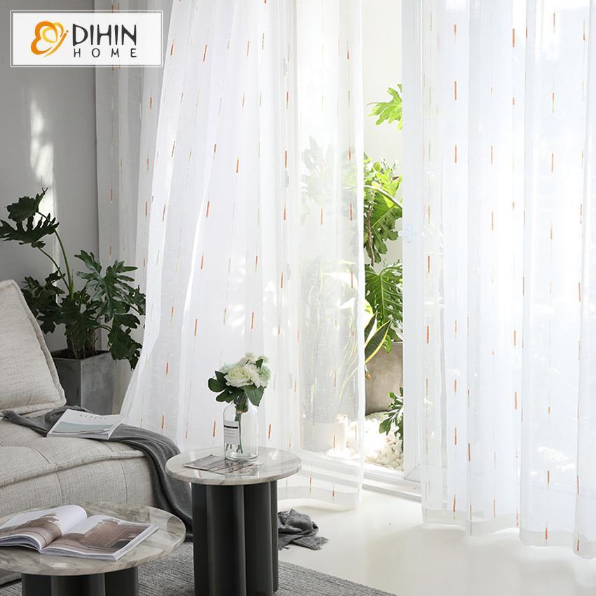 DIHIN HOME Cotton Linen Meteor Shower Shape ,Sheer Curtain, Grommet Window Curtain for Living Room ,52x63-inch,1 Panel Roman Shades Curtains Window Blinds custom curtains blackout curtains curtains for living room sheer curtains curtain fabric linen curtains kitchen curtains velvet curtains pinch pleat curtains bay window curtains outdoor curtains pleated curtains floral curtains dining room curtains kitchen valances drapes for bedroom patio curtains nursery curtains grommet curtains