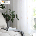 DIHIN HOME Cotton Linen Meteor Shower Shape ,Sheer Curtain, Grommet Window Curtain for Living Room ,52x63-inch,1 Panel Roman Shades Curtains Window Blinds custom curtains blackout curtains curtains for living room sheer curtains curtain fabric linen curtains kitchen curtains velvet curtains pinch pleat curtains bay window curtains outdoor curtains pleated curtains floral curtains dining room curtains kitchen valances drapes for bedroom patio curtains nursery curtains grommet curtains
