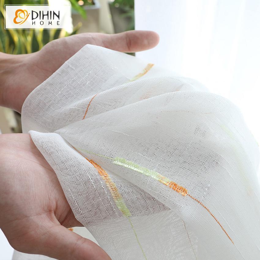 DIHIN HOME Cotton Linen Meteor Shower Shape ,Sheer Curtain, Grommet Window Curtain for Living Room ,52x63-inch,1 Panel Roman Shades Curtains Window Blinds custom curtains blackout curtains curtains for living room sheer curtains curtain fabric linen curtains kitchen curtains velvet curtains pinch pleat curtains bay window curtains outdoor curtains pleated curtains floral curtains dining room curtains kitchen valances drapes for bedroom patio curtains nursery curtains grommet curtains