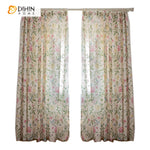 DIHIN HOME Cotton Linen Natural Flowers Printed,Blackout Grommet Window Curtain for Living Room ,52x63-inch,1 Panel Roman Shades Curtains Window Blinds custom curtains blackout curtains curtains for living room sheer curtains curtain fabric linen curtains kitchen curtains velvet curtains pinch pleat curtains bay window curtains outdoor curtains pleated curtains floral curtains dining room curtains kitchen valances drapes for bedroom patio curtains nursery curtains grommet curtains