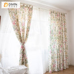 DIHIN HOME Cotton Linen Natural Flowers Printed,Blackout Grommet Window Curtain for Living Room ,52x63-inch,1 Panel Roman Shades Curtains Window Blinds custom curtains blackout curtains curtains for living room sheer curtains curtain fabric linen curtains kitchen curtains velvet curtains pinch pleat curtains bay window curtains outdoor curtains pleated curtains floral curtains dining room curtains kitchen valances drapes for bedroom patio curtains nursery curtains grommet curtains