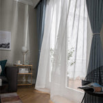 DIHIN HOME Cotton Linen White Stripes ,Sheer Curtain, Grommet Window Curtain for Living Room ,52x63-inch,1 Panel Roman Shades Curtains Window Blinds custom curtains blackout curtains curtains for living room sheer curtains curtain fabric linen curtains kitchen curtains velvet curtains pinch pleat curtains bay window curtains outdoor curtains pleated curtains floral curtains dining room curtains kitchen valances drapes for bedroom patio curtains nursery curtains grommet curtains