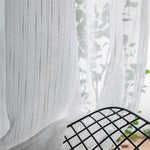 DIHIN HOME Cotton Linen White Stripes ,Sheer Curtain, Grommet Window Curtain for Living Room ,52x63-inch,1 Panel Roman Shades Curtains Window Blinds custom curtains blackout curtains curtains for living room sheer curtains curtain fabric linen curtains kitchen curtains velvet curtains pinch pleat curtains bay window curtains outdoor curtains pleated curtains floral curtains dining room curtains kitchen valances drapes for bedroom patio curtains nursery curtains grommet curtains