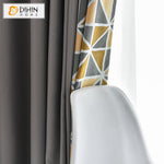 DIHIN HOME Customized Geometric Jacquard Curtains,Blackout Grommet Window Curtain for Living Room ,52x63-inch,1 Panel Roman Shades Curtains Window Blinds custom curtains blackout curtains curtains for living room sheer curtains curtain fabric linen curtains kitchen curtains velvet curtains pinch pleat curtains bay window curtains outdoor curtains pleated curtains floral curtains dining room curtains kitchen valances drapes for bedroom patio curtains nursery curtains grommet curtains