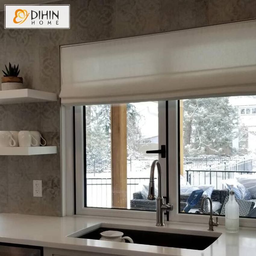 DIHIN HOME Dark Beige Printed Roman Shades ,Easy Install Washable Curtains ,Customized Window Curtain Drape, 24"W X 64"H Roman Shades Curtains Window Blinds custom curtains blackout curtains curtains for living room sheer curtains curtain fabric linen curtains kitchen curtains velvet curtains pinch pleat curtains bay window curtains outdoor curtains pleated curtains floral curtains dining room curtains kitchen valances drapes for bedroom patio curtains nursery curtains grommet curtains