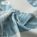 DIHIN HOME Elegant Blue Leaves Printed，Blackout Grommet Window Curtain for Living Room ,52x63-inch,1 Panel Roman Shades Curtains Window Blinds custom curtains blackout curtains curtains for living room sheer curtains curtain fabric linen curtains kitchen curtains velvet curtains pinch pleat curtains bay window curtains outdoor curtains pleated curtains floral curtains dining room curtains kitchen valances drapes for bedroom patio curtains nursery curtains grommet curtains