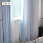 DIHIN HOME Elegant Bright Blue Printed，Blackout Grommet Window Curtain for Living Room ,52x63-inch,1 Panel Roman Shades Curtains Window Blinds custom curtains blackout curtains curtains for living room sheer curtains curtain fabric linen curtains kitchen curtains velvet curtains pinch pleat curtains bay window curtains outdoor curtains pleated curtains floral curtains dining room curtains kitchen valances drapes for bedroom patio curtains nursery curtains grommet curtains