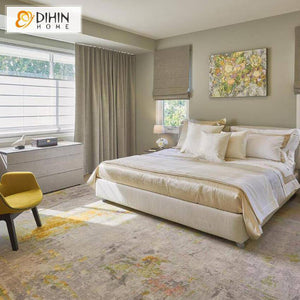 DIHIN HOME Elegant Brown Printed Roman Shades ,Easy Install Washable Curtains ,Customized Window Curtain Drape, 24"W X 64"H Roman Shades Curtains Window Blinds custom curtains blackout curtains curtains for living room sheer curtains curtain fabric linen curtains kitchen curtains velvet curtains pinch pleat curtains bay window curtains outdoor curtains pleated curtains floral curtains dining room curtains kitchen valances drapes for bedroom patio curtains nursery curtains grommet curtains
