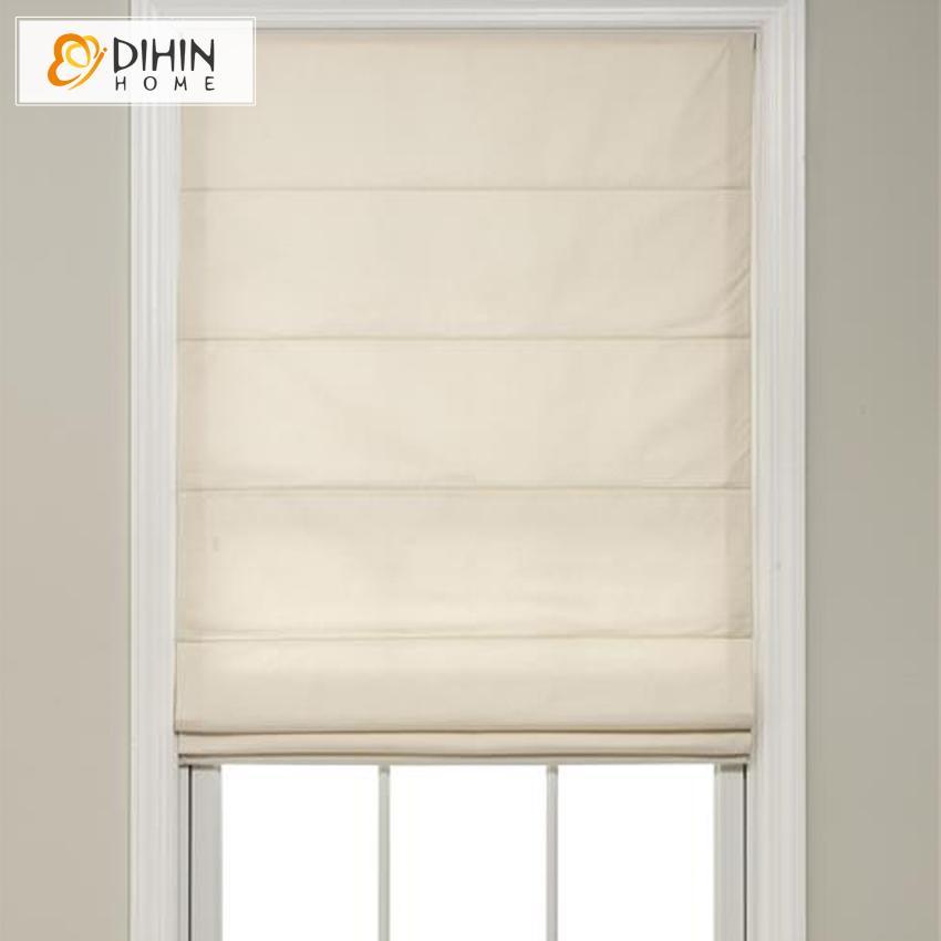 DIHIN HOME Elegant Solid Beige Printed Roman Shades ,Easy Install Washable Curtains ,Customized Window Curtain Drape, 24"W X 64" Roman Shades Curtains Window Blinds custom curtains blackout curtains curtains for living room sheer curtains curtain fabric linen curtains kitchen curtains velvet curtains pinch pleat curtains bay window curtains outdoor curtains pleated curtains floral curtains dining room curtains kitchen valances drapes for bedroom patio curtains nursery curtains grommet curtains