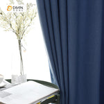 DIHIN HOME Elegant Solid Blue Printed，Blackout Grommet Window Curtain for Living Room ,52x63-inch,1 Panel Roman Shades Curtains Window Blinds custom curtains blackout curtains curtains for living room sheer curtains curtain fabric linen curtains kitchen curtains velvet curtains pinch pleat curtains bay window curtains outdoor curtains pleated curtains floral curtains dining room curtains kitchen valances drapes for bedroom patio curtains nursery curtains grommet curtains