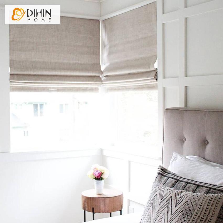 DIHIN HOME Elegant Solid Grey Printed Roman Shades ,Easy Install Washable Curtains ,Customized Window Curtain Drape, 24"W X 64" Roman Shades Curtains Window Blinds custom curtains blackout curtains curtains for living room sheer curtains curtain fabric linen curtains kitchen curtains velvet curtains pinch pleat curtains bay window curtains outdoor curtains pleated curtains floral curtains dining room curtains kitchen valances drapes for bedroom patio curtains nursery curtains grommet curtains