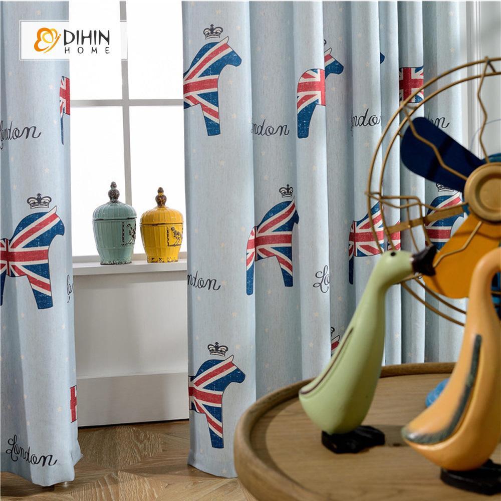DIHIN HOME England Flag Printed,Blackout Grommet Window Curtain for Living Room ,52x63-inch,1 Panel Roman Shades Curtains Window Blinds custom curtains blackout curtains curtains for living room sheer curtains curtain fabric linen curtains kitchen curtains velvet curtains pinch pleat curtains bay window curtains outdoor curtains pleated curtains floral curtains dining room curtains kitchen valances drapes for bedroom patio curtains nursery curtains grommet curtains