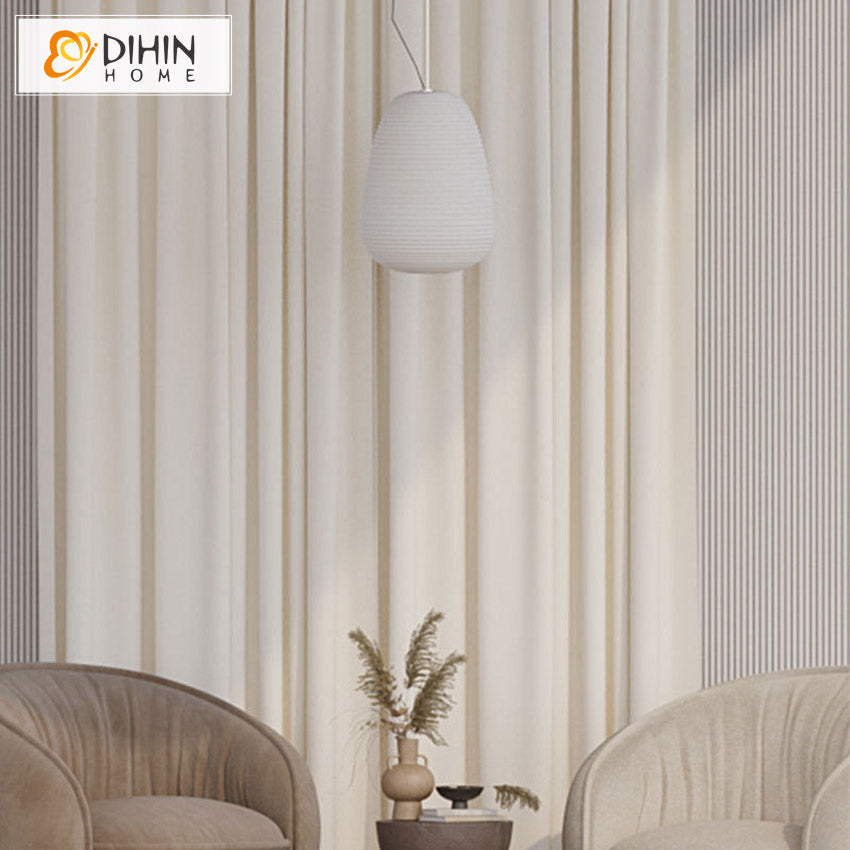 DIHIN HOME Euroeapn Luxury Creamy White Velvet,Blackout Grommet Window Curtain for Living Room ,52x63-inch,1 Panel Roman Shades Curtains Window Blinds custom curtains blackout curtains curtains for living room sheer curtains curtain fabric linen curtains kitchen curtains velvet curtains pinch pleat curtains bay window curtains outdoor curtains pleated curtains floral curtains dining room curtains kitchen valances drapes for bedroom patio curtains nursery curtains grommet curtains