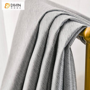 DIHIN HOME Euroeapn Luxury High Precision Grey Color,Blackout Grommet Window Curtain for Living Room ,52x63-inch,1 Panel Roman Shades Curtains Window Blinds custom curtains blackout curtains curtains for living room sheer curtains curtain fabric linen curtains kitchen curtains velvet curtains pinch pleat curtains bay window curtains outdoor curtains pleated curtains floral curtains dining room curtains kitchen valances drapes for bedroom patio curtains nursery curtains grommet curtains