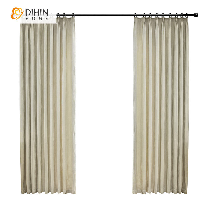 DIHIN HOME European Beige Wood Grain,Blackout Grommet Window Curtain for Living Room ,52x63-inch,1 Panel Roman Shades Curtains Window Blinds custom curtains blackout curtains curtains for living room sheer curtains curtain fabric linen curtains kitchen curtains velvet curtains pinch pleat curtains bay window curtains outdoor curtains pleated curtains floral curtains dining room curtains kitchen valances drapes for bedroom patio curtains nursery curtains grommet curtains
