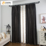 DIHIN HOME European Black Velvet Fabric,Blackout Grommet Window Curtain for Living Room ,52x63-inch,1 Panel Roman Shades Curtains Window Blinds custom curtains blackout curtains curtains for living room sheer curtains curtain fabric linen curtains kitchen curtains velvet curtains pinch pleat curtains bay window curtains outdoor curtains pleated curtains floral curtains dining room curtains kitchen valances drapes for bedroom patio curtains nursery curtains grommet curtains