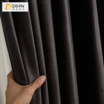 DIHIN HOME European Black Velvet Fabric,Blackout Grommet Window Curtain for Living Room ,52x63-inch,1 Panel Roman Shades Curtains Window Blinds custom curtains blackout curtains curtains for living room sheer curtains curtain fabric linen curtains kitchen curtains velvet curtains pinch pleat curtains bay window curtains outdoor curtains pleated curtains floral curtains dining room curtains kitchen valances drapes for bedroom patio curtains nursery curtains grommet curtains