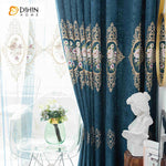 DIHIN HOME European Blue Color Customized Valance ,Blackout Curtains Grommet Window Curtain for Living Room ,52x84-inch,1 Panel Roman Shades Curtains Window Blinds custom curtains blackout curtains curtains for living room sheer curtains curtain fabric linen curtains kitchen curtains velvet curtains pinch pleat curtains bay window curtains outdoor curtains pleated curtains floral curtains dining room curtains kitchen valances drapes for bedroom patio curtains nursery curtains grommet curtains