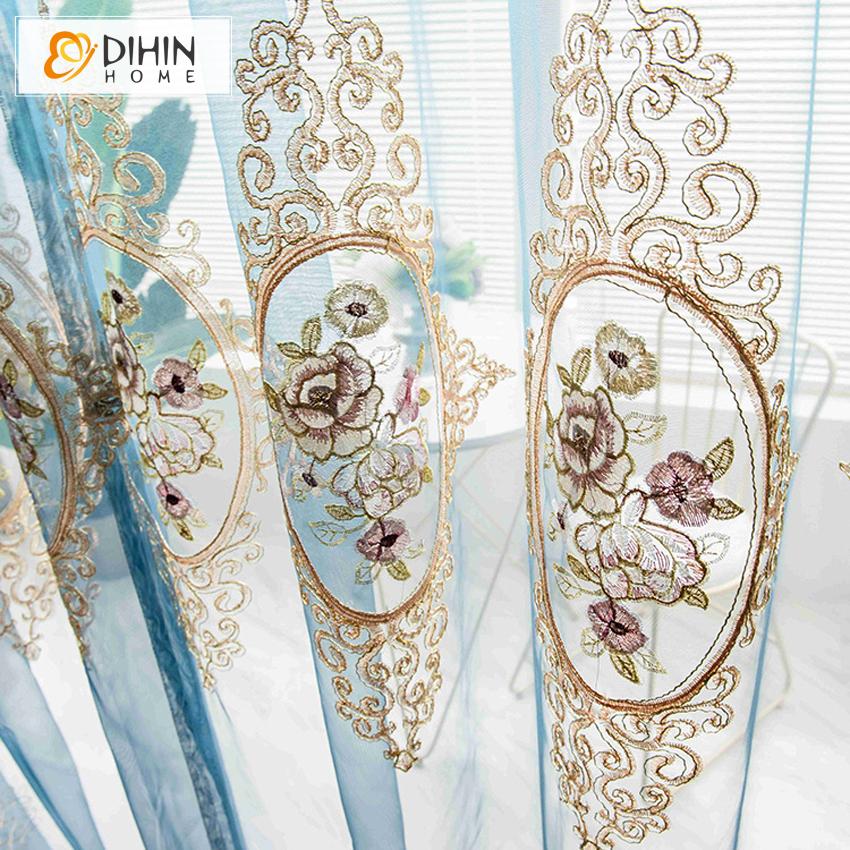 DIHIN HOME European Blue Color Customized Valance ,Blackout Curtains Grommet Window Curtain for Living Room ,52x84-inch,1 Panel Roman Shades Curtains Window Blinds custom curtains blackout curtains curtains for living room sheer curtains curtain fabric linen curtains kitchen curtains velvet curtains pinch pleat curtains bay window curtains outdoor curtains pleated curtains floral curtains dining room curtains kitchen valances drapes for bedroom patio curtains nursery curtains grommet curtains