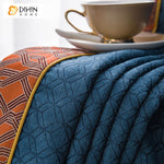 DIHIN HOME European Blue Embossed Curtains With Lace,Grommet Window Curtain for Living Room,52x63-inch,1 Panel Roman Shades Curtains Window Blinds custom curtains blackout curtains curtains for living room sheer curtains curtain fabric linen curtains kitchen curtains velvet curtains pinch pleat curtains bay window curtains outdoor curtains pleated curtains floral curtains dining room curtains kitchen valances drapes for bedroom patio curtains nursery curtains grommet curtains