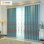 DIHIN HOME European Blue Flowers Embroidered Curtains Customzied Valance ,Blackout Curtains Grommet Window Curtain for Living Room ,52x84-inch,1 Panel Roman Shades Curtains Window Blinds custom curtains blackout curtains curtains for living room sheer curtains curtain fabric linen curtains kitchen curtains velvet curtains pinch pleat curtains bay window curtains outdoor curtains pleated curtains floral curtains dining room curtains kitchen valances drapes for bedroom patio curtains nursery curtains grommet 