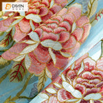 DIHIN HOME European Blue Flowers Embroidered Curtains Customzied Valance ,Blackout Curtains Grommet Window Curtain for Living Room ,52x84-inch,1 Panel Roman Shades Curtains Window Blinds custom curtains blackout curtains curtains for living room sheer curtains curtain fabric linen curtains kitchen curtains velvet curtains pinch pleat curtains bay window curtains outdoor curtains pleated curtains floral curtains dining room curtains kitchen valances drapes for bedroom patio curtains nursery curtains grommet 