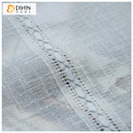 DIHIN HOME European Cotton Linen Geometric Embroidered Sheer Curtain,Grommet Window Curtain for Living Room ,52x63-inch,1 Panel Roman Shades Curtains Window Blinds custom curtains blackout curtains curtains for living room sheer curtains curtain fabric linen curtains kitchen curtains velvet curtains pinch pleat curtains bay window curtains outdoor curtains pleated curtains floral curtains dining room curtains kitchen valances drapes for bedroom patio curtains nursery curtains grommet curtains