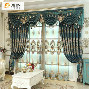 DIHIN HOME European Customized Curtains High Quality Valance ,Blackout Curtains Grommet Window Curtain for Living Room ,52x84-inch,1 Panel Roman Shades Curtains Window Blinds custom curtains blackout curtains curtains for living room sheer curtains curtain fabric linen curtains kitchen curtains velvet curtains pinch pleat curtains bay window curtains outdoor curtains pleated curtains floral curtains dining room curtains kitchen valances drapes for bedroom patio curtains nursery curtains grommet curtains