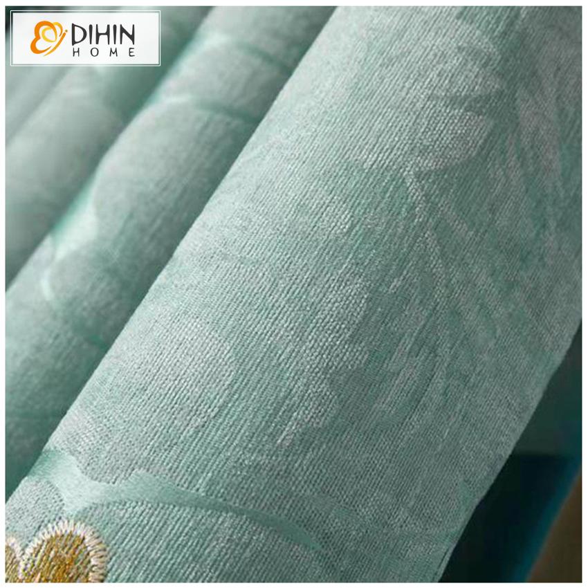 DIHIN HOME European Embroidered High Quality Luxury Valance ,Blackout Curtains Grommet Window Curtain for Living Room ,52x84-inch,1 Panel Roman Shades Curtains Window Blinds custom curtains blackout curtains curtains for living room sheer curtains curtain fabric linen curtains kitchen curtains velvet curtains pinch pleat curtains bay window curtains outdoor curtains pleated curtains floral curtains dining room curtains kitchen valances drapes for bedroom patio curtains nursery curtains grommet curtains