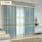 DIHIN HOME European Fashion Embroidered,Blackout Grommet Window Curtain for Living Room ,52x84-inch,1 Panel Roman Shades Curtains Window Blinds custom curtains blackout curtains curtains for living room sheer curtains curtain fabric linen curtains kitchen curtains velvet curtains pinch pleat curtains bay window curtains outdoor curtains pleated curtains floral curtains dining room curtains kitchen valances drapes for bedroom patio curtains nursery curtains grommet curtains